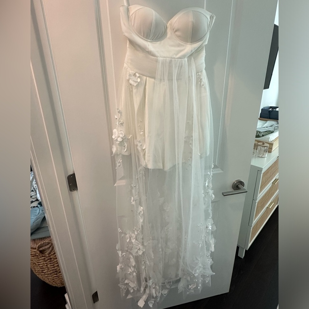NWT CONFETE BRIDAL ROMPER